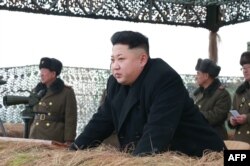 North Korean leader Kim Jong Un (file photo)