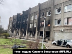 Приміщення університету після обстрілів Росії