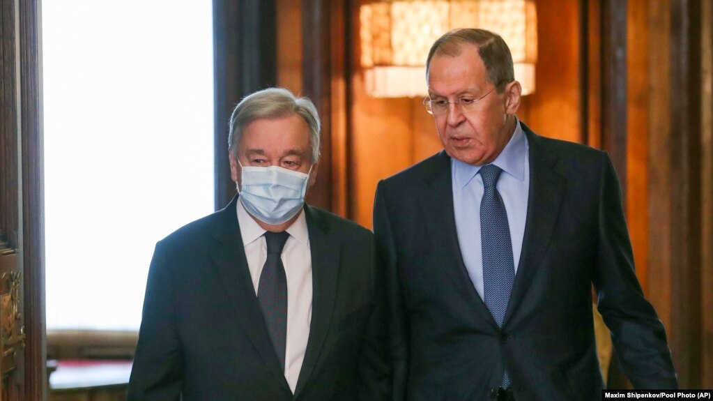 Це перший візит Ґутерріша після початку широкомасштабного російського вторгнення в Україну