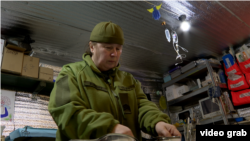 ზოია კოვალეცი სტაბილიზაციის პუნქტში მორიგეობისას