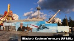 Граффити с Путиным в Ялте