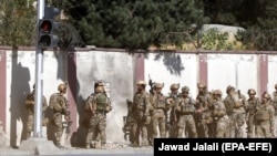 عملیات نیروهای افغان علیه حمله مهاجمین بر تلویزیون خصوصی شمشاد