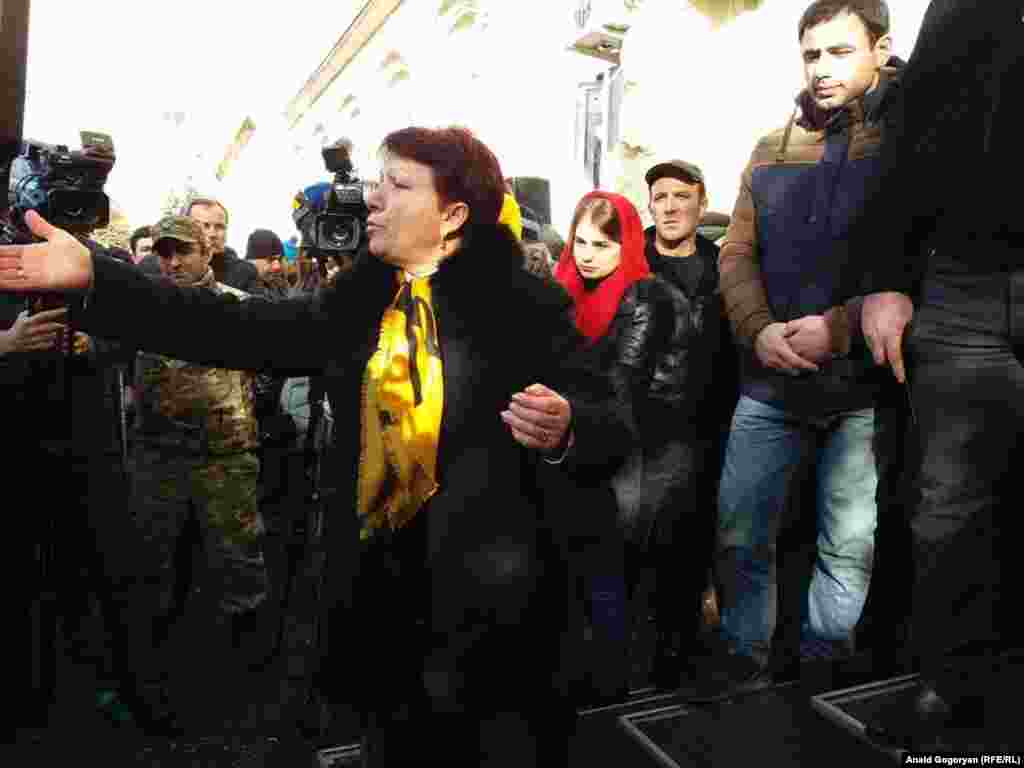 Акция сторонников власти