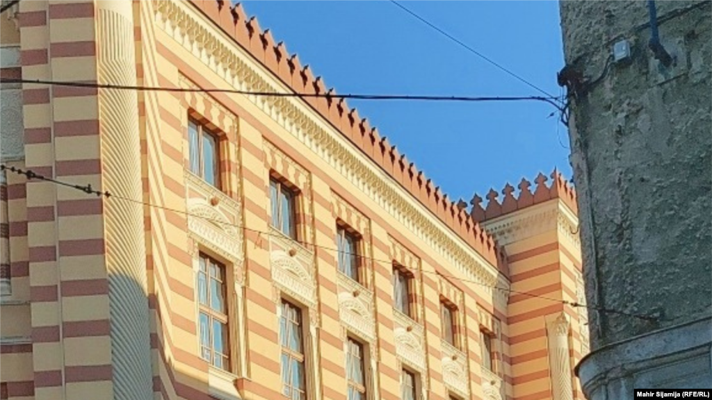 Sarajevo City Hall, after reconstruction 30 years of war project
