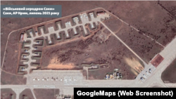 Архівне фото військового аеродрому біля Саків