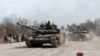 Tanket ruse në Mariupol të Ukrainës. 20 mars 2022.