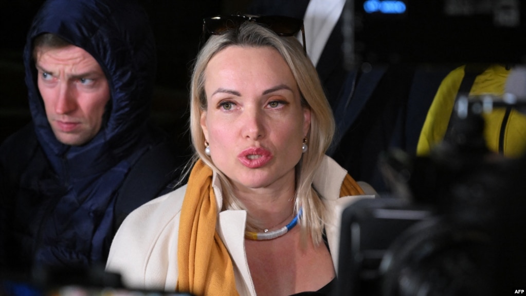 Марина Овсяннікова: «Це війна Путіна, а не війна російського народу». (архівне фото)
