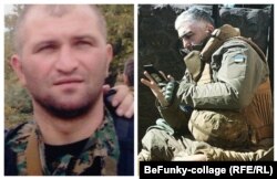 Грузинські бійці Джіа Беріашвілі (ліворуч) і Давіт Ратіані, які загинули 18 березня 2022 року під Ірпинем на Київщині, воюючи на боці України