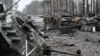 Знищена російська військова техніка на Київщині, квітень 2022 року