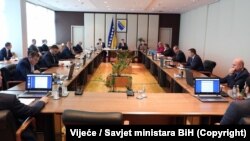 Vijeće ministara BiH na sjednici 18. marta 2022.
