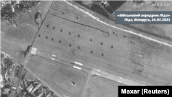 «Военный аэродром Лида», Лида, Беларусь, 14 февраля 2022 года