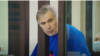 Михаил Саакашвили в едно от съдебните заседания срещу него