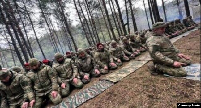 &laquo;Кадирівці&raquo; у лісі неподалік Бородянки