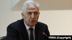 Dragan Čović, predsjednik Hrvatske demokratske zajednice BiH, na konferenciji za medije 22. marta 2022.