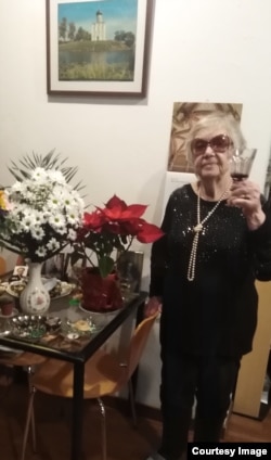 Анна Николаевна Клементьева в день своего 90-летия