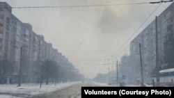 Улица Курчатова в Северодонецке. Фото начала марта, сейчас разрушения в городе намного больше