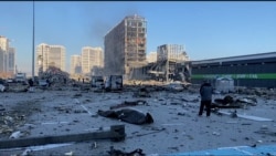 Devastation At Kyiv Mall After Russian Strike