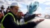 Премиерът Кирил Петков на строителната площадка на интерконектора с Гърция. Снимката е от март 2022 г.