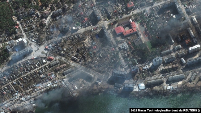 Satellite Photos Show Russian Attacks Focus On Civilian Areas In Ukraine