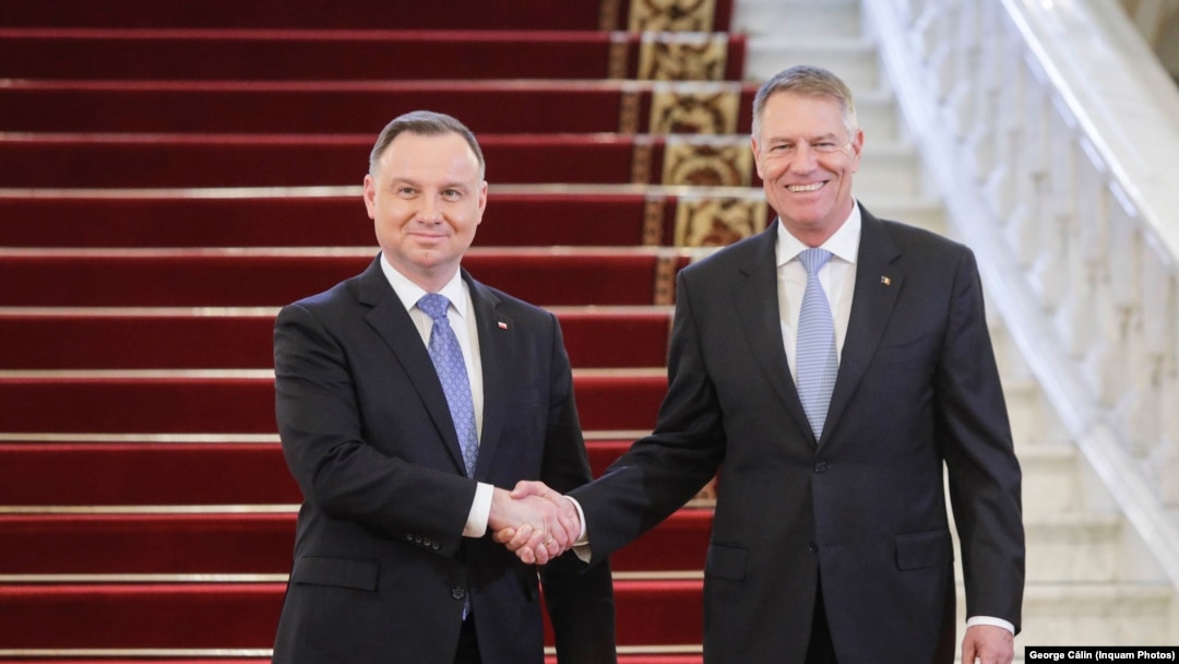 Președintele polonez Andrzej Duda și președintele Klaus Iohannis au convenit ca legăturile pe linie de securitate să fie dublate de o „cooperare economică robustă și fructuoasă.”