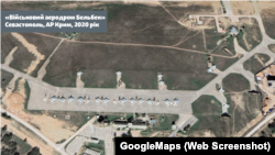 Aeroportul militar de la Belbek, Sevastopol, Crimeea, 2020