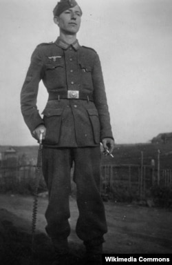Войник от "Синята дивизия" на Източния фронт, юли 1941 г.