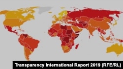 Indeksi i Perceptimit të Korrupsionit për vitin 2019.