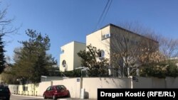 Kuća Milorada Dodik, člana Predsjedništva BiH i lidera Stranke nezavisnih socijaldemokrata (SNSD), u beogradskom naselju Dedinje. Fotografija iz marta 2022. 
