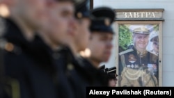 Панихида по заместителю командующего Черноморским флотом России Андрею Палию, погибшему 20 марта в Украине, Севастополь, 23 марта 2022 года