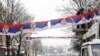 Srpske zastave na ulicama Severne Mitrovice - arhivska fotografija