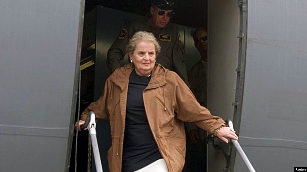 Madeleine Albright, 1999