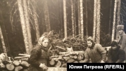 На лесоповале в Сибири