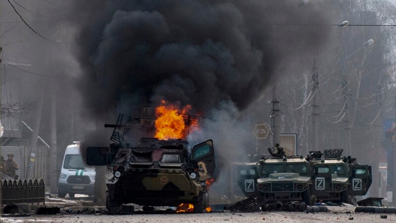 Русија тврди дека го заземала украинскиот град Изјум 