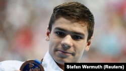 Jevgenyij Rilov kétszeres olimpiai bajnok orosz úszó 2015-ben
