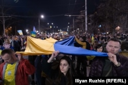 Протест в подкрепа на Украйна и срещу руската агресия в София