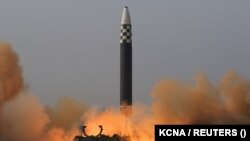 Ispaljivanje rakete Hwasong-17, Sjeverna Koreja, 24. mart 2022.