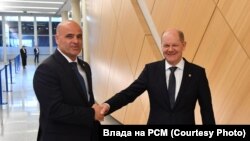 Димитар Ковачевски и Олаф Шолц
