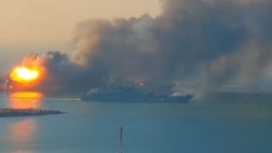 Ukraine Claims Attack Destroyed Russian Naval Ship In Berdyansk Harbor
