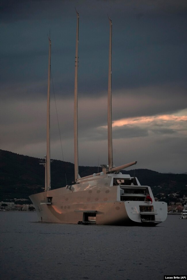 The SY A (Sailing Yacht A) owned by Russian oligarch Andrei Melnichenko was seized by Italian authorities on March 11. Various estimates put the value of the vessel at close to $600 million. The European Council says Melnichenko is &quot;involved in economic sectors providing a substantial source of revenue to the government of the Russian Federation, which is responsible for the annexation of Crimea and the destabilization of Ukraine.&quot; A spokesperson for Melnichenko said, &quot;We will be disputing these baseless and unjustified sanctions, and believe that the rule of law and common sense will prevail.&quot;