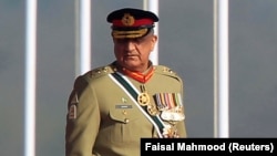 د پاکستان د پوځ مشر جنرال قمر جاوید باجوه.