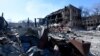 Зруйнована ракетним обстрілом взуттєва фабрика, Дніпро, березень 2022 року