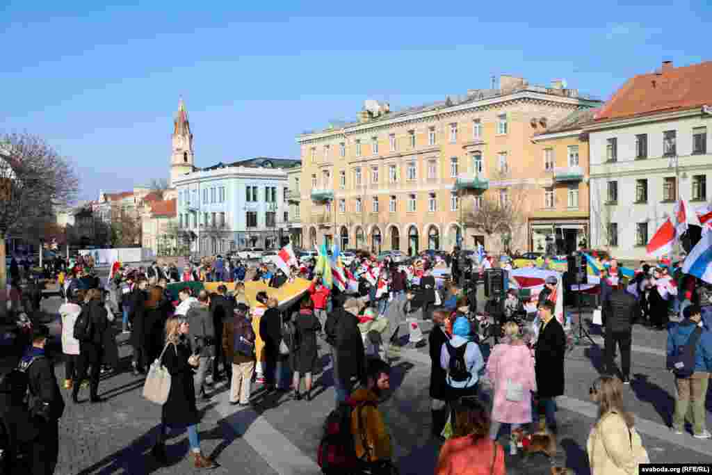 Канцэрт на Ратушнай плошчы ў Вільні