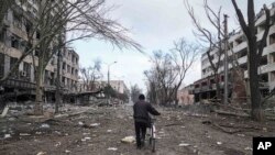 Разрушенный Мариуполь. 10 марта 2022 года