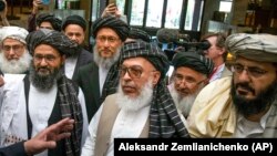 آرشیف٬ شماری از اعضای رهبری طالبان در مسکو