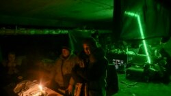 Харьковчане укрываются в подвале школы, 27 марта 2022 года