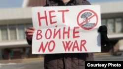 Пикет в поддержку Украины, Омск (архивное фото)