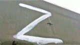Simbolul Z într-o emisiune a postului ARD TV.
