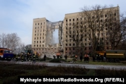 Наслідки ракетного удару по будівлі Миколаївської ОВА, 29 березня 2022 року