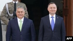 Viktor Orban și Andrzej Duda, liderii din Ungaria, respectiv Polonia, au abordări diametral opus în ceea ce privește Rusia.