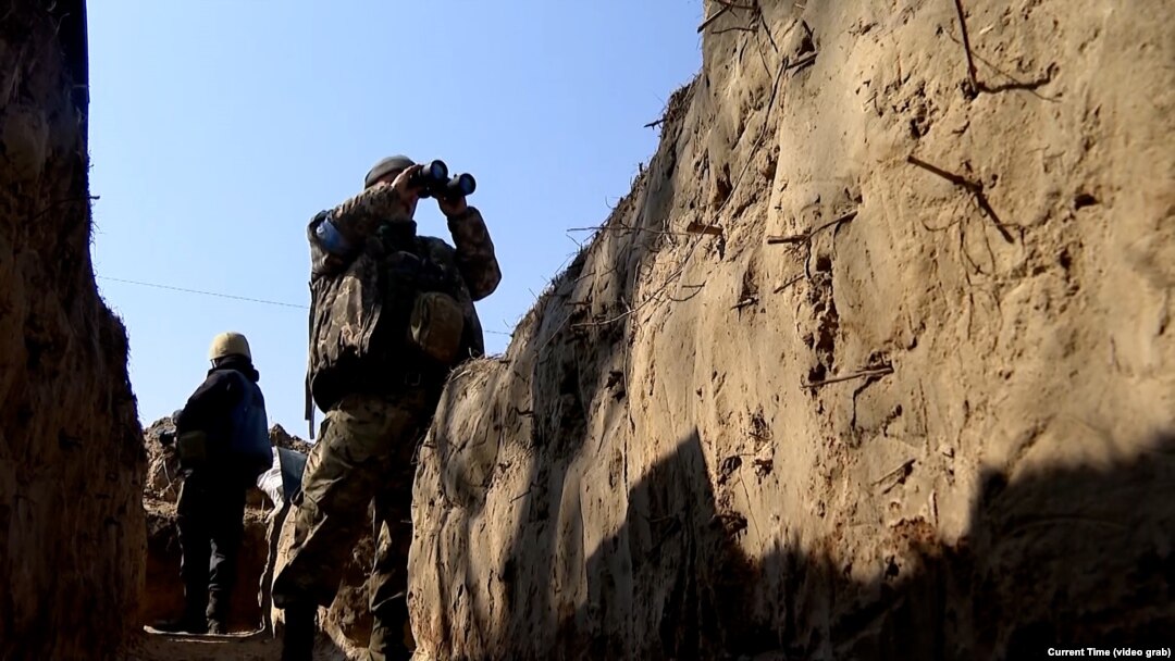"The front lines haven't shifted from more than six weeks," Oleksandr Starukh said. "There is constant fighting, and it has intensified in the last few days, particularly in the east." (file photo)